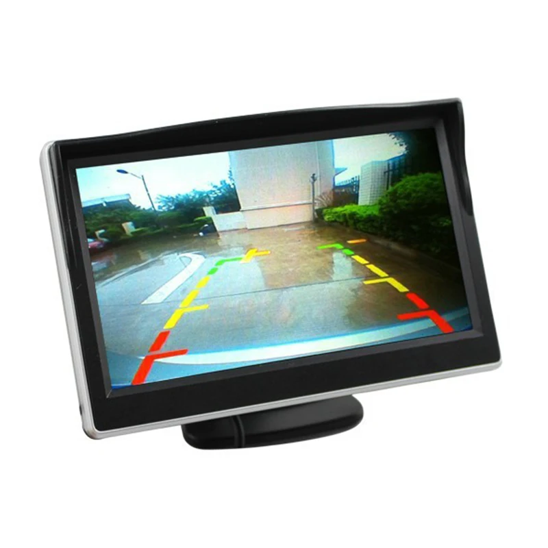 Ny 5-Tommer TFT LCD-Bil Overvåge Rearview Bil, Overvåger Sikkerhedskopiering af Sikkerhed, Parkering Bagudrettet Kamera for bil og 5