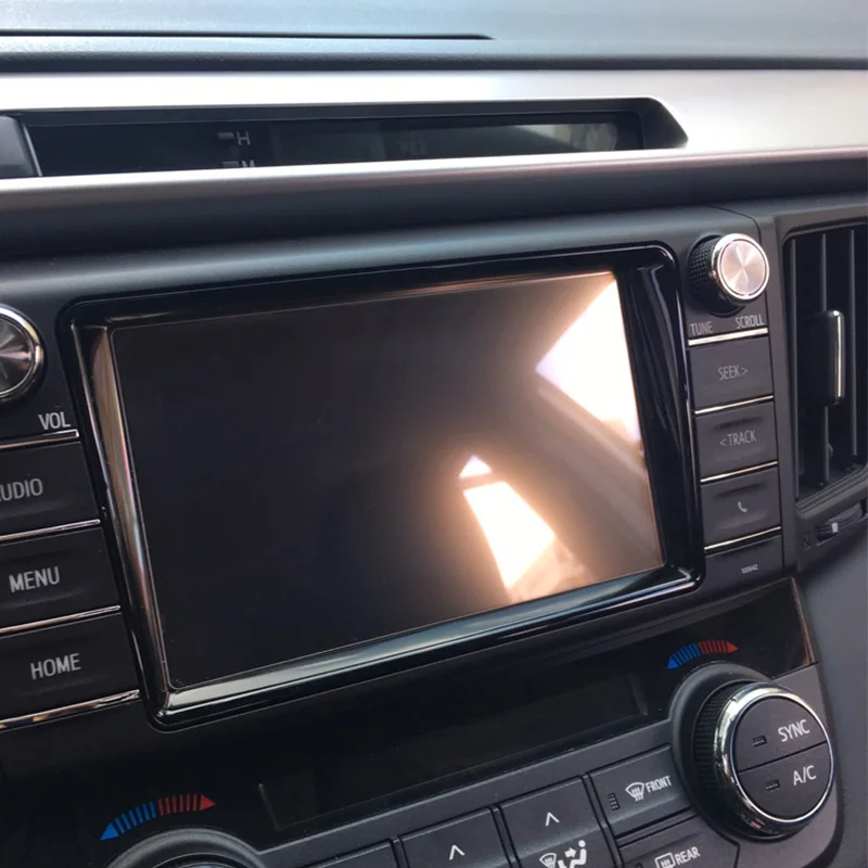 7/8 tommer Bil Navigation GPS Skærm, Glas, Stål Beskyttende Film Til Toyota RAV4-2019 Kontrol af LCD-Skærmen Mærkat 5