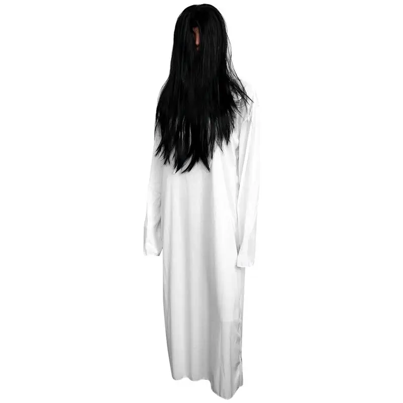 1 stk Skræmmende Kostume Udsøgt Ghost Bruden Kjole Halloween Horror Hvide Kostume Zombie, der Passer til Børn, Kvinder, Studerende 5