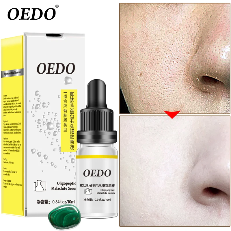 OEDO Formindske Porer Oligopeptide Malakit Liquid Face Serum Kridtning Plante hudpleje Anti Aging, Anti Rynke Creme 10ml 5