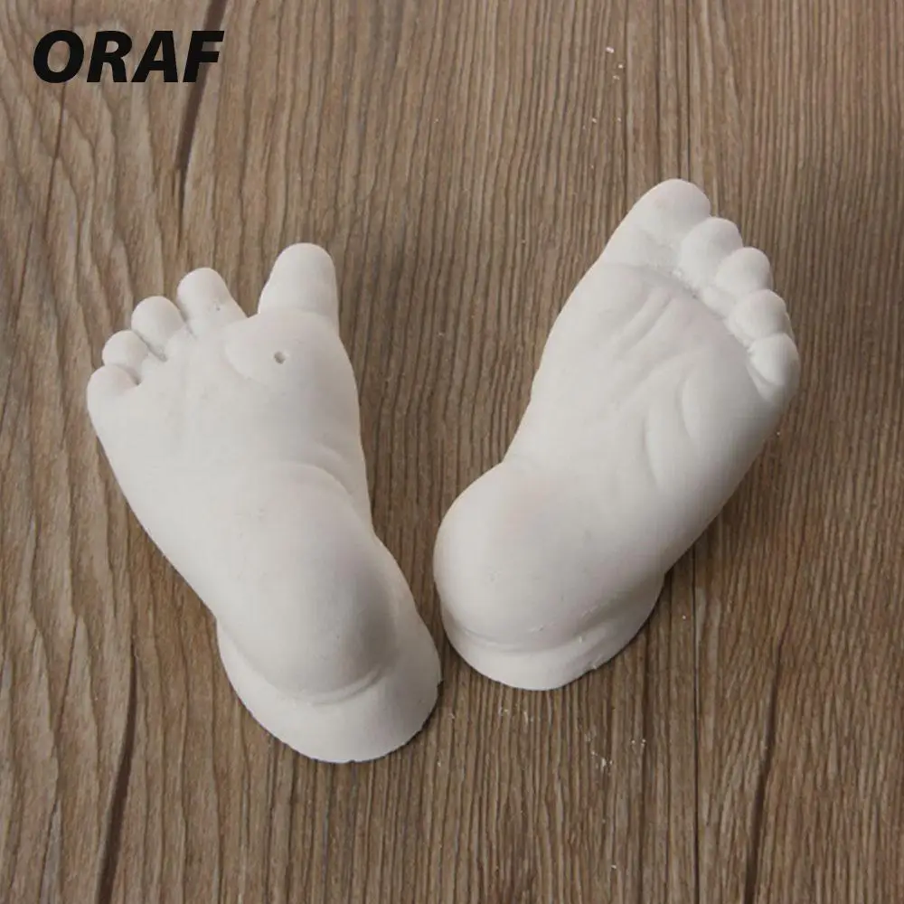 Hvid 3D Hånd Mudder Baby Souvenir Par Elsker Smukke gipspulveret Hænder, Fødder Gave Kloning Pulver Model Mode, DIY Hånd Skimmel 5