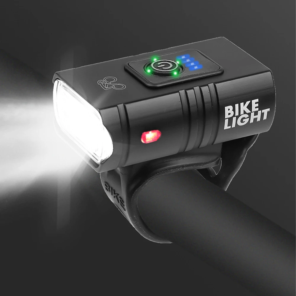 Bærbare Cykel Lys Vandtæt USB-Genopladelige LED-1000mAh Foran Lampen Forlygte Aluminium Ultralet Cykel Lys Lommelygte 5