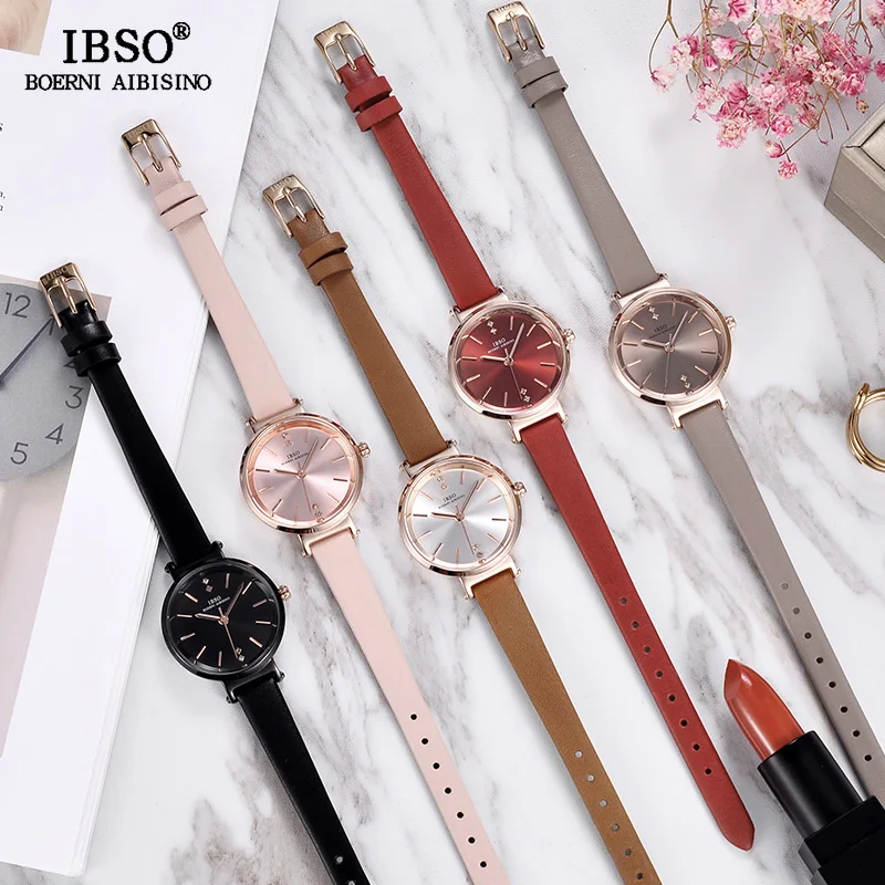 IBSO 8 MM Ultra-Tynde Håndled Kvinder Ure Luksus Kvindelige Clock Mode Montre Femme 2020 Mænds Mekanisk Ur Relogio Feminino 5