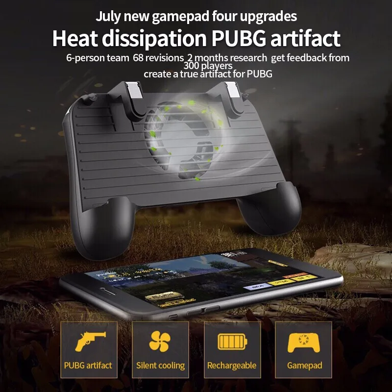 F1 PUBG Controller Spil Joystick, Gamepad Ventilator L1 R1 Udløse Shooting Gratis Brand Gamepad Til iPhone og Android Mobiltelefon 5