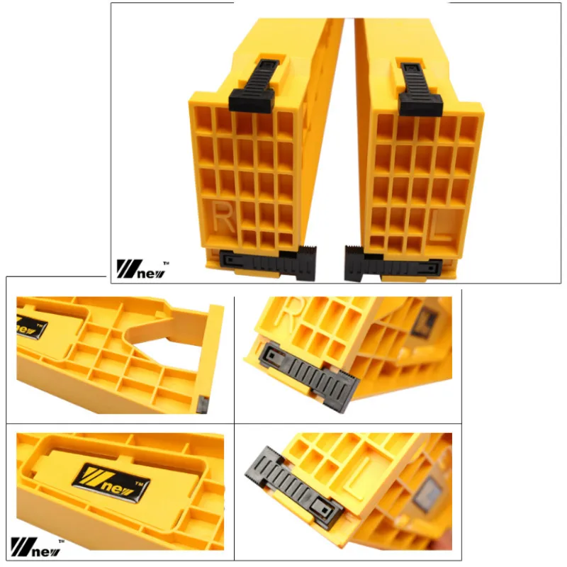 2stk Skuffe Styr Installation Jig Ekstra Positionering Holder Skuffen Glide Jig Montering Kabinet Hardware Værktøj til Træbearbejdning 5