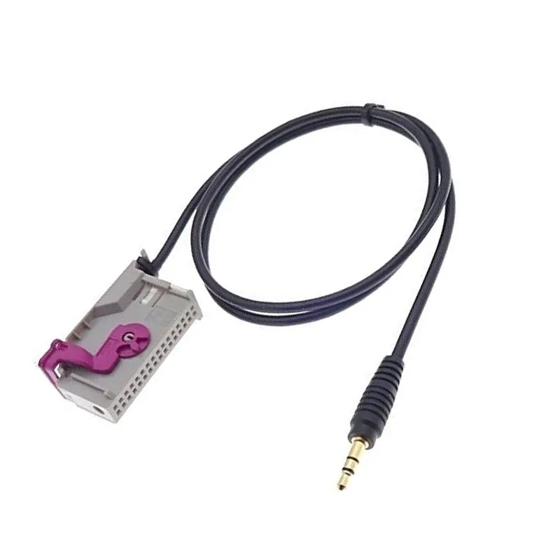 Biurlink RNSE AUX Adapter Musik MP3 Aux-IN Audio Kabel Til Audi A3, A4, A6, A8 TT R8 RNS-E 32Pin 5
