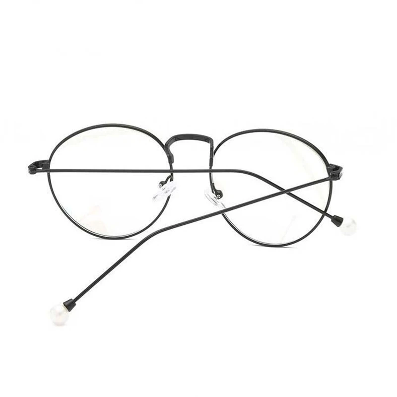 -1.0 -1.5 -2.0 At -6.0 Pearl Færdig Nærsynethed Briller Til Kvinder Tendens Round Metal Frame Kvindelige kortsynede Briller 5