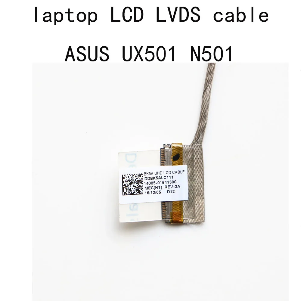 LCD-4K UHD LVDS-Kabel Til Asus UX501 N501 G501 N501JW UX501VW N501VW DDBK5ALC111 14005-01541300 BK5A LCD-LVDS EDP-touch 40 pin-kode 5