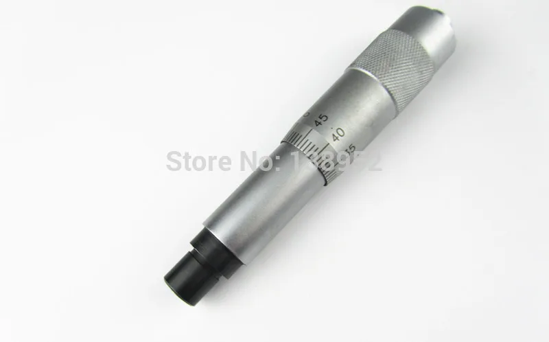 0.001 mm Sølv Fladskærms Nål Type Mikrometer hoved 0-25 mm 0,01 mm Måling af Værktøjs-Med Riflede indstillingsringen Mikrometer Hoved 5