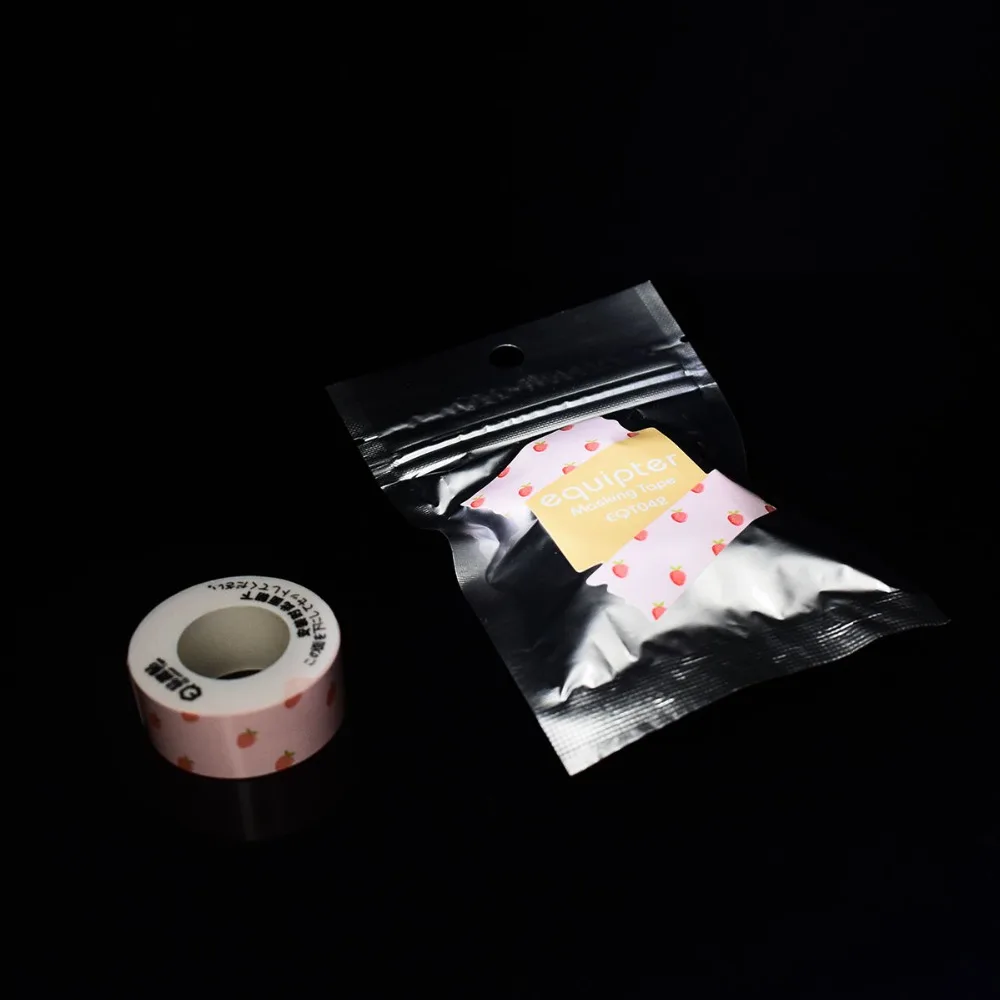 Jordbær Farve Washi Tape for KingJim LR5C MP20 LR-RK1C mærkat mærkat Mini søde tape 15mm*4m for TEPRA Lite label printer 5