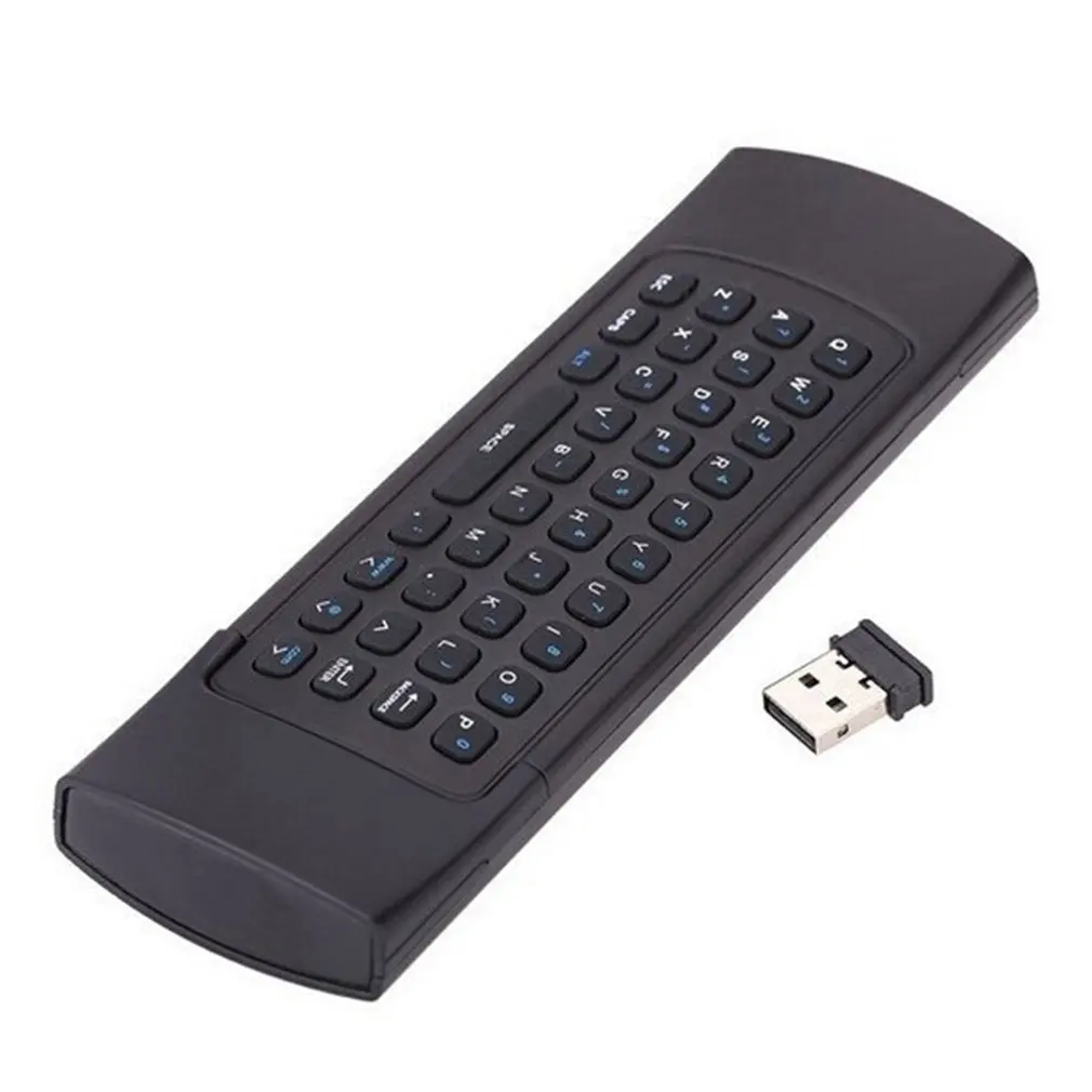 MX3 2,4 G Wireless Keyboard Controller Fjernbetjening Luft Musen til Smart Android 7.1-TV-Boksen x96 mini s905w tx3 tvbox 5