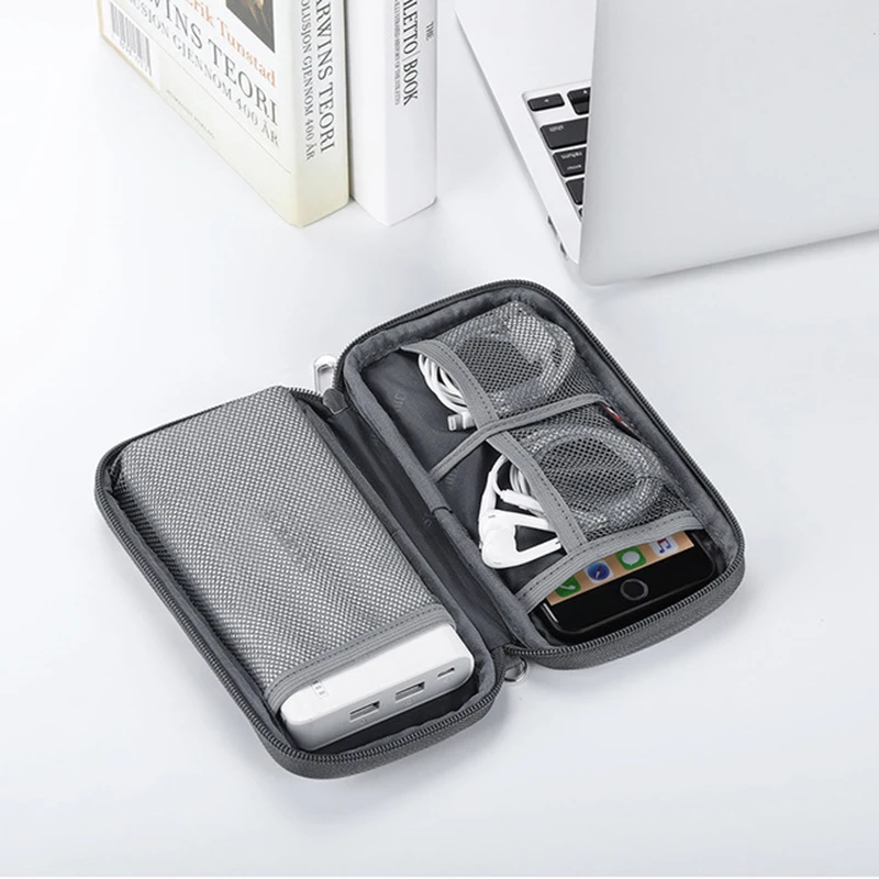 TUUTH Rejse Kabel Taske Elektronik Arrangør Digital opbevaringspose til USB-Kabel Hovedtelefon Wire Pen Power Bank Travel Kit Sag 5