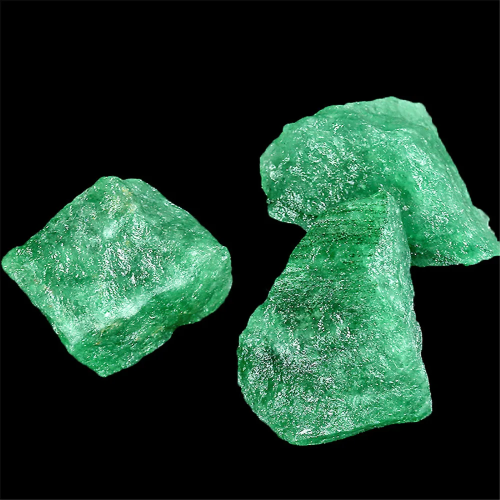 50g Naturlige Grønne Jordbær Kvarts Ædelsten Mineral Prøve grus krystal Sten Uregelmæssige Reiki Healing 5