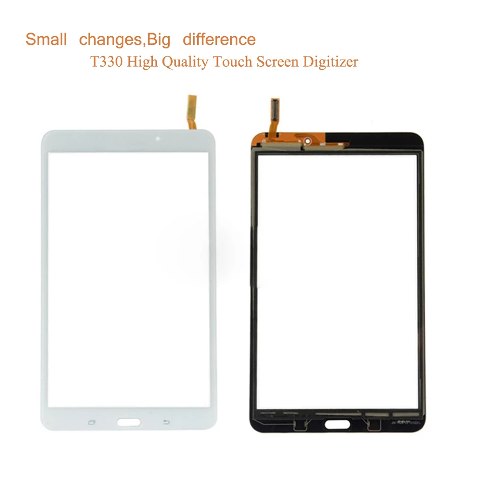 Original Touchscreen Til Samsung Galaxy Tab 4 8.0 SM-T330 T330 SM-T331 T331 Touch Screen Digitizer Front Glas, Touch-Panel 5