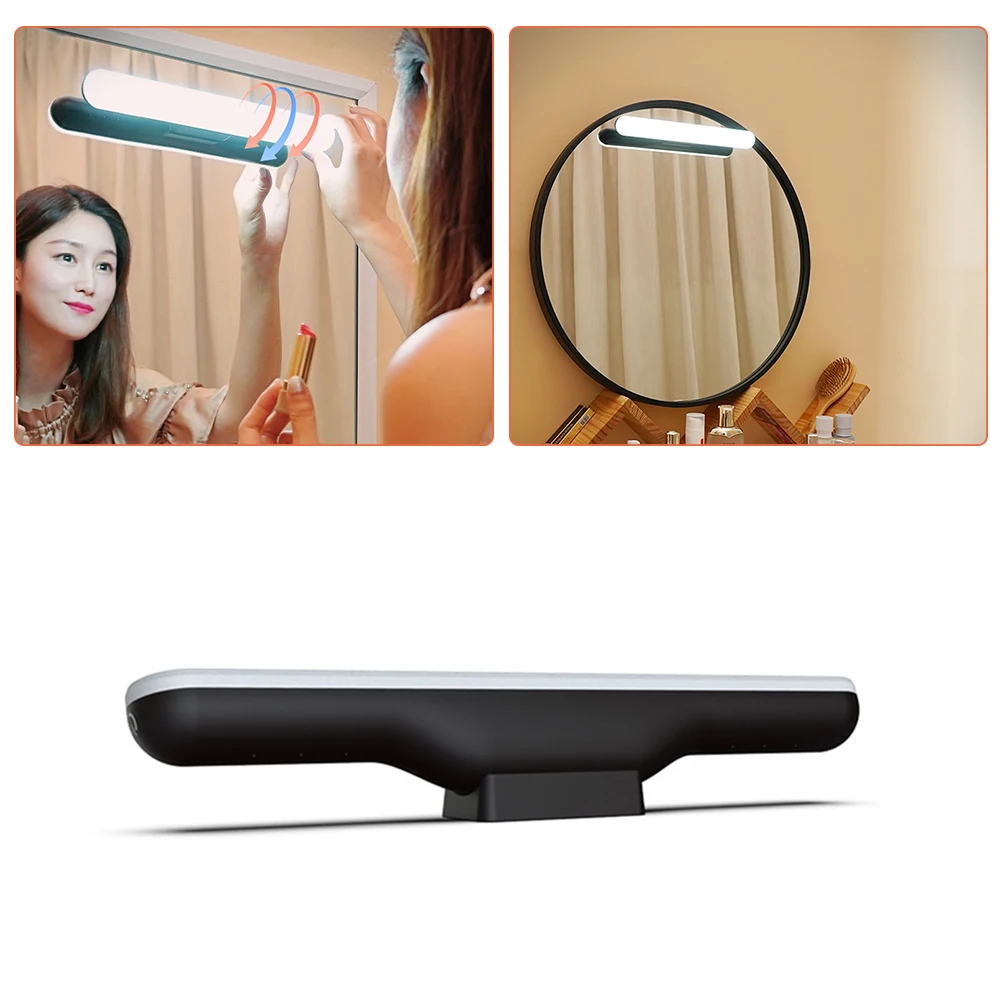 Trådløse Spejl Lys LED Genopladelige Toilet Dressing Kabinet Stansning-Gratis Trinløs Dæmpning Make-Up Lighting bordlampe 5