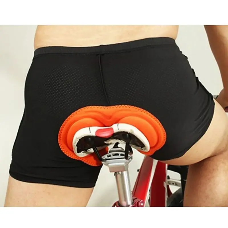 Bedste! Høj Kvalitet Cykel Komfortabel Polstret Undertøj Bike Cykling Korte Bukser Svamp Gel 3D-Størrelse S-XXXL Mænd Silke Klædes 5