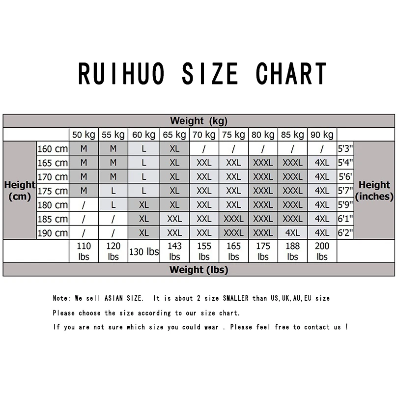 RUIHUO Print Korte Ærmer til Mænd T-Shirt Fashion Streetwear Tøj Mænds Tøj 2020 Hip Hop Japansk Tøj Man M-4XL 5