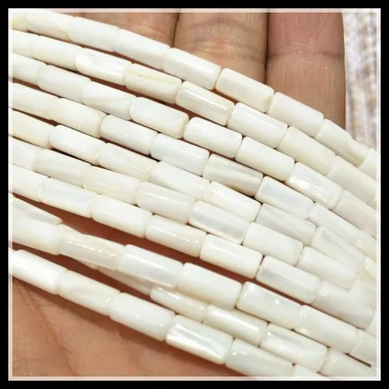 80pcs naturlige shell perler, ferskvands perle strenge perler tilbehør størrelsen 5x10mm engros sælger perler til armbånd gør HD 5