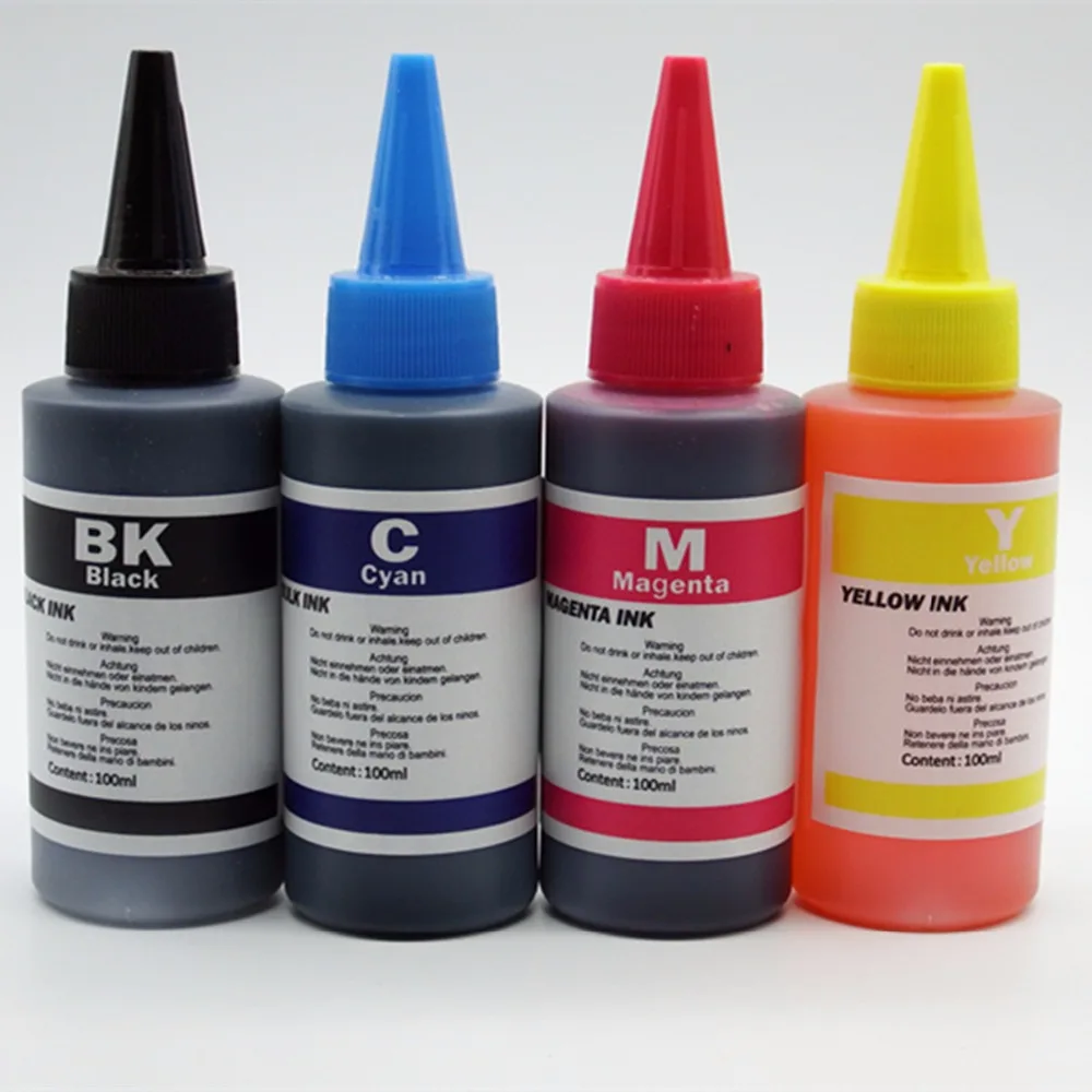 Farve Dye Blæk Refill Kit Passer Til HP655 HP3525 HP4615 HP4625 HP5525 HP6520 HP6525 Genopfyldning Patron Ciss Inkjet Printer 5