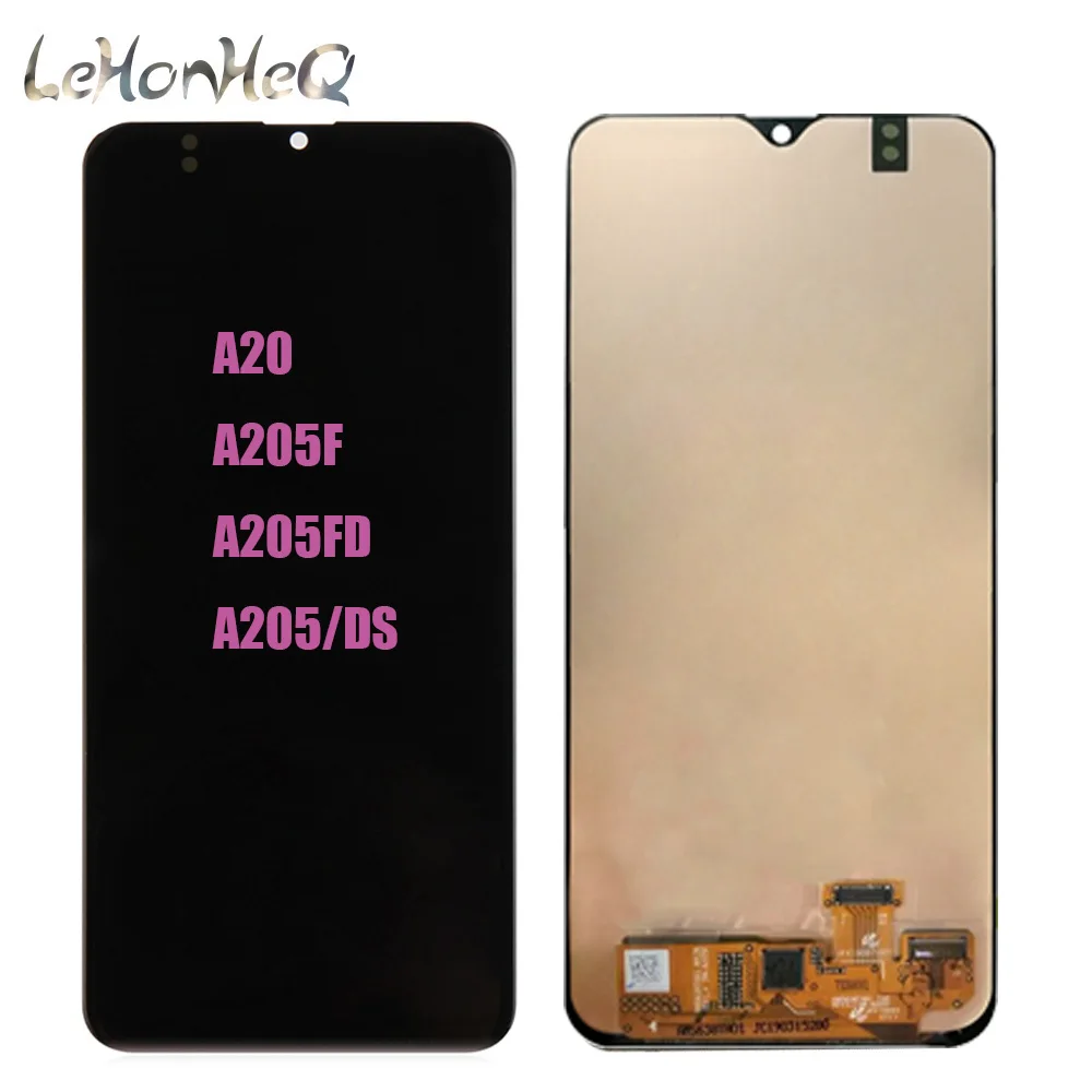 Test Super AMOLED LCD-For Samsung Galaxy A10, A20 A30 A40 A50 A60 A70 A80 LCD-Skærm Touch screen Digitizer Assembly 5
