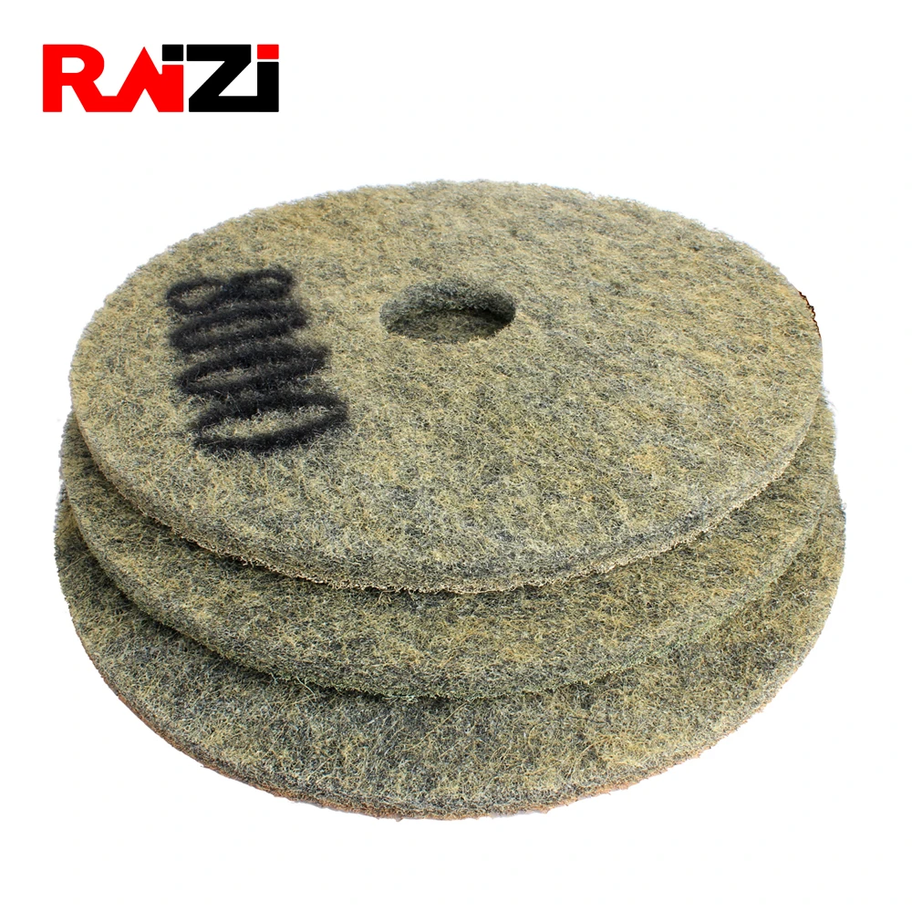 Raizi 1 Pc 20 tommer diamant, der er imprægneret med gulv polering polering pads/ plader til konkrete slibemaskine 5