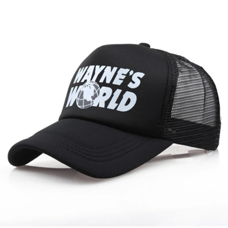 Kvinder mænd mode WAYNE ' S WORLD udskrivning baseball cap bomuld snapback justerbar hat cool sommer mesh caps engros 5