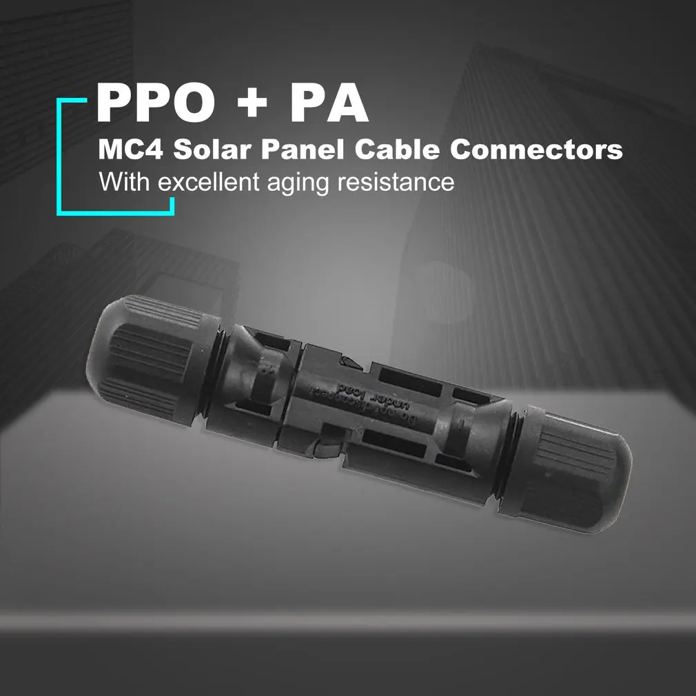 1pc/5pcs/10stk Solar Panel Kabel-Stik Mandlige & Kvindelige Vandtæt Stik til at Tilslutte Solceller 5
