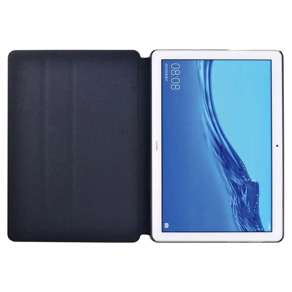 Indledende 26 Bogstaver Læder Flip Tablet Cover Tilfældet for Huawei MediaPad T5 10/MediaPad T3 10 9.6/MediaPad T3 8.0/M5 Lite/M5 10.8