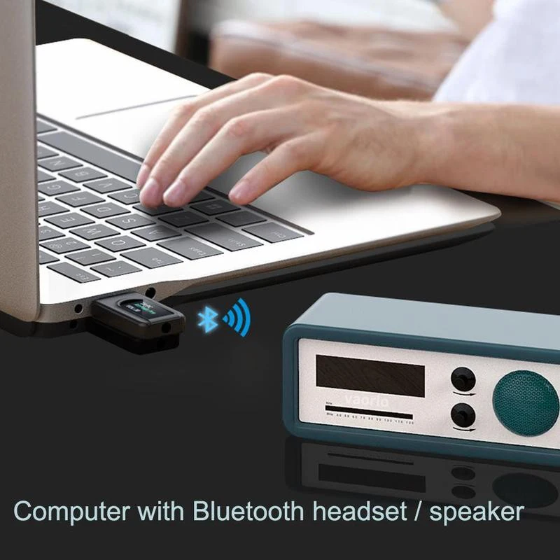 DISOUR Bluetooth-5.0 Audio Receiver Transmitter Med OLED-Skærm Til TV, PC bilsættet USB-3,5 MM AUX Stereo Trådløse Adapter Dongle 5