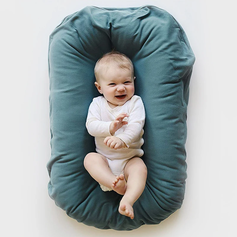 Nyfødte Baby Cotton Comfort Solid Farve Sleeper-Seng Til Piger Drenge Rejse Seng Krybbe Spædbarn Børnehave Babylift Bed Toddler Seng 5