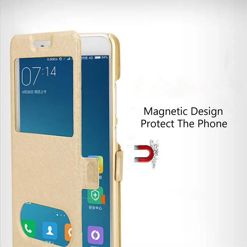 Magnetisk Flip Cover Til Nokia 5.1 7.1 Plus 6.1 2018 Tilfælde Vist Vinduet Flip Læder taske til Nokia-6 2018 X7 Telefon Taske Cover Funda 5