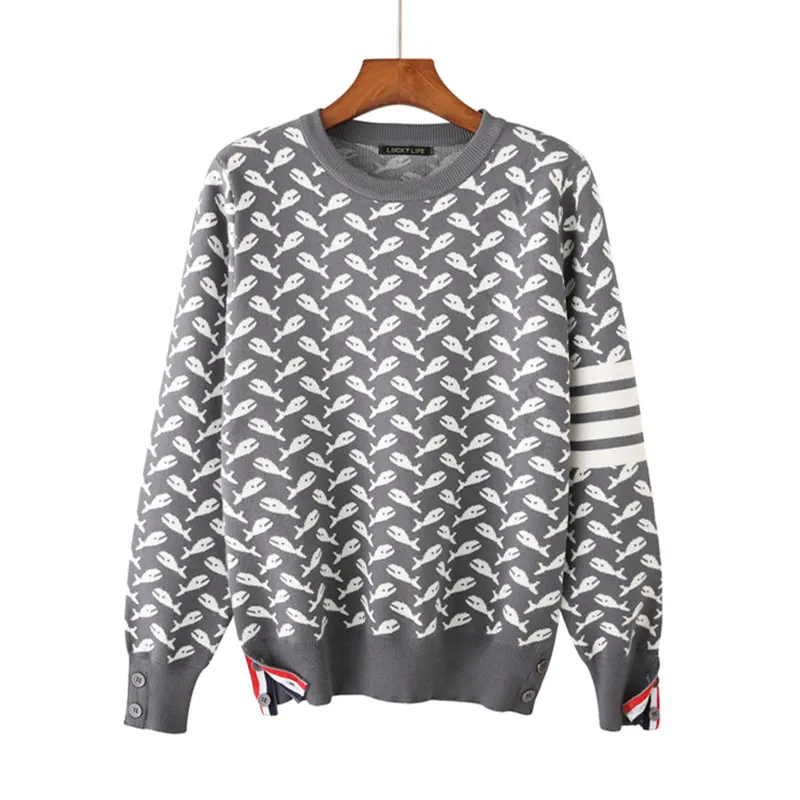 Mode Nye Kvinder Strikkede pullovers Sweater Frakke Efteråret Harajuku Stor Størrelse Sort Kvinder Sweater Toppe Kvindelige Casual Mænds Tøj 5