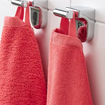 6pieces, lys rød,1piece badehåndklæde,4pieces Vaskeklud,1piece håndklæde 4