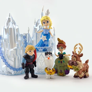 6stk/meget Varm Animationsfilm Snow Queen Olaf Anna Elsa Smukke Søde Dukke Legetøj, som Børn Dukke Ornamenter Action Figurer, Legetøj Til Børn Gaver 1