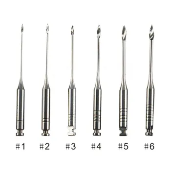 6stk/Set Dental Endodontic Rivaler Bor Burs 32mm Dental Øvelser Gates Glidden Øvelser Tandlæge Materialer Dental Endodontic Filer 1