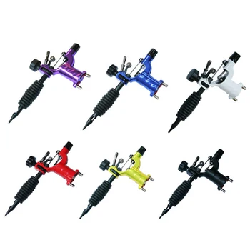 7 Farver I Høj Kvalitet Tatovering Kanoner Pen Maskine Dragonfly Roterende Tatovering Maskine Shader & Diverse Liner Tatovering Motor Kits Levering 5