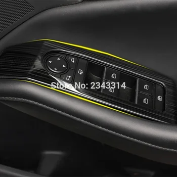 7pcs For højrestyret Køretøj Til Mazda CX-30 CX30 2019 2020 Armlæn Vinduet for at Skifte Løft Dækslet Trimmer Auto Styling Tilbehør 5