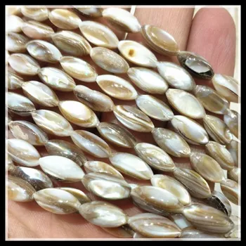 80pcs naturlige shell perler, ferskvands perle strenge perler tilbehør størrelsen 5x10mm engros sælger perler til armbånd gør HD 1