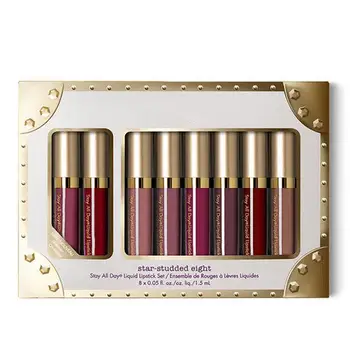 8STK/Sat Mat Skinnende Liquid Lipstick Vandtæt Langvarig Lip Gloss Makeup Kits Maquillage Kvinder, der Specialiserer sig i Læift 2
