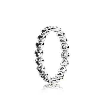 925 Sterling Sølv Ring Charms Diy Uendelig Cirkel Af Kærlighed 925 Ring For Kvinder Smykker 2