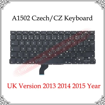 A1502 tjekker Tastatur Udskiftning UK Version Til Macbook Pro Retina 13,3 Tommer tjekker A1502 CZ Tastaturer 2013 År 5