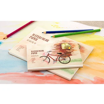 A5/A6 12sheet Farve Blyant Bog Akvarel Maling, Papir Malebog For Kunst-Design-Studerende, Maleri, Tegning, skitse Bog 1