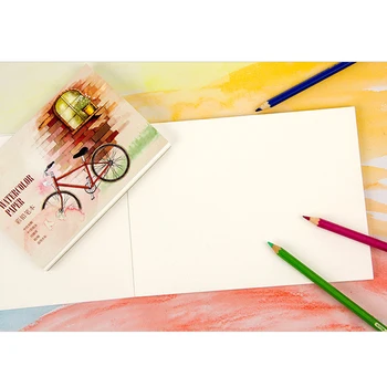 A5/A6 12sheet Farve Blyant Bog Akvarel Maling, Papir Malebog For Kunst-Design-Studerende, Maleri, Tegning, skitse Bog 4