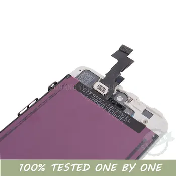 AAA+++ Kvalitet i Visningen Til iPhone SE LCD-Skærm Udskiftning Digitizer Assembly Sort/Hvid Engros DHL 2