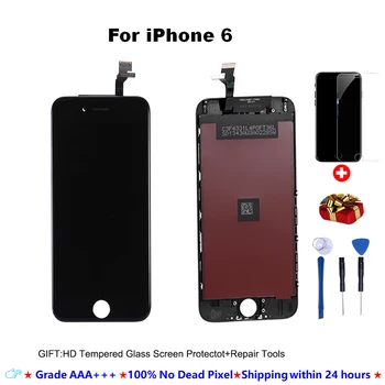 AAA+++ LCD-Skærm Til iPhone 5 5S SE 6 6S 7 8 Plus Touch Skærm Udskiftning Til iPhone Ingen Døde Pixel 2