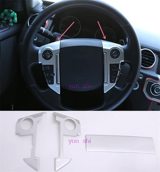 ABS Chrome eller MirageBlack For Land Rover Discovery 4 2011-16 Rattet Trim Paillet GPS-Skærmen Nedenfor Panel frame Dækker