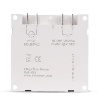 AC 220V Digitalt LCD-Programmerbar Timer Switch med en Nedtælling Funktion 0
