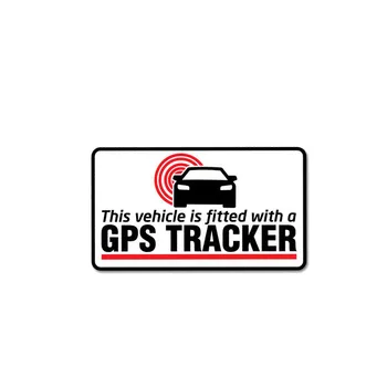 Advarsel GPS Tracker Monteret Bil Mærkat Biler, Motorcykler Udvendigt Tilbehør PVC Decal til Honda Lada Bmw, Audi,11CM*6,2 CM 1