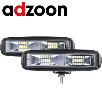 ADZOON Nye 60W 12V LED-arbejdslampe Bar Oversvømmelse Lampe Kørsel Tåge Offroad LED Arbejdet Bil Lys for Ford Toyota SUV 4WD led-bjælker 7982