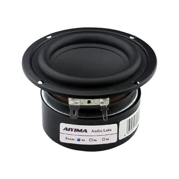 AIYIMA 2Pcs 3 Tommer Bærbare Audio bashøjttaler 4 8 Ohm 25W hjemmebiograf Hifi Stereo-Bas-Højttalere, Subwoofer-Højttaler Horn 2